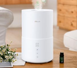Máy tạo ẩm diệt khuẩn bằng điện phân nước MILIN ML9HM0010 - Công nghệ khử khuẩn tiên tiến, an toàn cho trẻ em và gia đình, không hóa chất