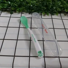 Thìa Báo Nóng Cocobear - Dụng Cụ Ăn Dặm Thông Minh Kèm Hộp Đựng Vệ Sinh Cho Bé - An Toàn, Tiện Lợi, Với Chức Năng Đổi Màu