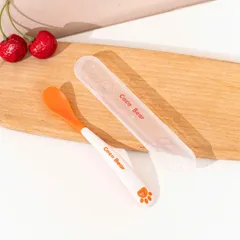Thìa Báo Nóng Cocobear - Dụng Cụ Ăn Dặm Thông Minh Kèm Hộp Đựng Vệ Sinh Cho Bé - An Toàn, Tiện Lợi, Với Chức Năng Đổi Màu