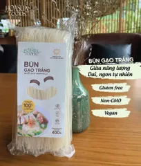 Bún Tươi Hữu Cơ Sấy Khô Hoa Sữa - Túi 500gr