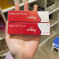 Gel Trị Mụn Acnewar 5% - Giảm Mụn Viêm, Mụn Nội Tiết, Mụn Ẩn, Cải Thiện Da, Chống Mụn Hiệu Quả 15g