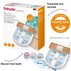 Bồn Ngâm Massage Chân Beurer FB 65 - Bồn Tắm Chăm Sóc Sức Khỏe Tại Nhà Với Chương Trình Massage Đa Dạng Và Nhiệt Độ Điều Chỉnh