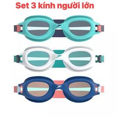 Set 3 Kính Bơi Speedo Chống Nước, Chống Tia UV - Kính Bơi Dành Cho Trẻ Em và Thanh Thiếu Niên, Chất Lượng Cao, Giá Ưu Đãi