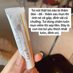 Gel Azelaic Acid 20% Ezanic - Trị Mụn, Mờ Thâm Hiệu Quả, Dưỡng Ẩm Da Dầu, Giảm Sừng Già, 15g
