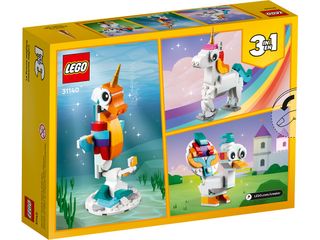 Đồ Chơi Xếp Hình Chính Hãng LEGO Creator Magical Unicorn 31140 - 145 Chi Tiết