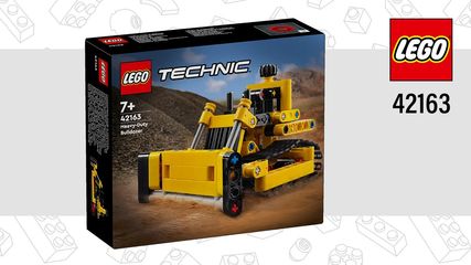 Đồ Chơi LEGO Technic Heavy-Duty Bulldozer 42163 - 195 Chi Tiết Xếp Hình Sáng Tạo Cho Trẻ 7 Tuổi Trở Lên