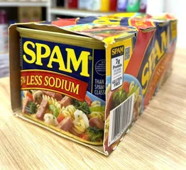 Thịt hộp Glorious Spam 25% Less Sodium 340g - Tiện lợi, Ngon miệng, Nhập khẩu Mỹ, giải pháp dinh dưỡng cho bữa ăn gia đình