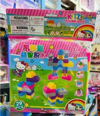 Bộ xếp hình Hello Kitty 29 chi tiết - Đồ chơi xếp hình sáng tạo cho bé gái - Khuyến khích trí tưởng tượng và phát triển kỹ năng vận động