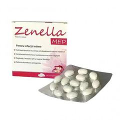 (CHÍNH HÃNG) Zenella MED Vệ Sinh Vùng Kín Nữ, Dưỡng Ẩm, Tái Tạo Da, Khử  Mùi Hôi - Hộp 14 Viên