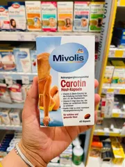 Viên Uống Chống Nắng Đức Mivolis Carotin, 60 Viên