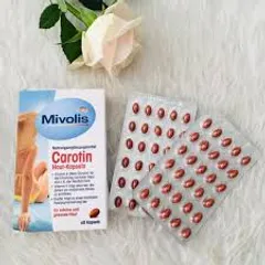 Viên Uống Chống Nắng Đức Mivolis Carotin, 60 Viên