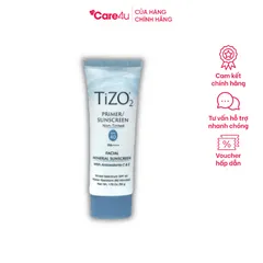 Kem chống nắng khoáng chất TiZO2 kiêm kem lót SPF40 PA++++ 50g - Bảo vệ da nhạy cảm, chống nước hiệu quả và tạo lớp nền mịn mượt.