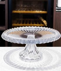 Chân Bồng Pha Lê Vessen 33cm - Đồ Trang Trí Sang Trọng Chất Liệu Pha Lê Cao Cấp, Tăng Đẳng Cấp Không Gian Nội Thất