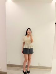 Quần váy dáng chữ A kèm khóa kéo bên hông QJ263