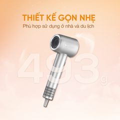 Máy Sấy Tóc Ion Âm Cao Cấp Life360 LF-MST23 - Sấy Nóng Lạnh, Giảm Tiếng Ồn, 12 Chế Độ, 1500W - Dưỡng Ẩm, Mềm Mượt Tóc