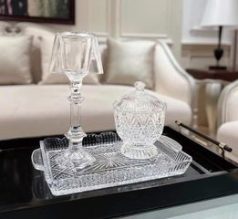 Khay Pha Lê Godinger Dublin - Khay Đựng Trái Cây Sang Trọng, Thiết Kế Hiện Đại, Quà Tặng Đặc Biệt cho Gia Đình và Bạn Bè