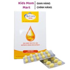 DHA Avisure Cho Bà Bầu - Viên Uống Phát Triển Trí Não và Thị Giác Em Bé, Hộp 30/60V, Công Nghệ Na Uy, Tinh Khiết Cao Cấp