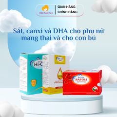 Trọn Bộ Sắt, Canxi, DHA Avisure - Vitamin Cao Cấp Dành Cho Bà Bầu và Mẹ Sau Sinh, Hỗ Trợ Phát Triển Thai Nhi, Sức Khỏe Mẹ