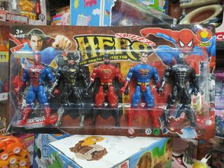 Bộ Đồ Chơi 5 Siêu Nhân Avengers Có Đèn Sáng - Đồ Chơi Trẻ Em Phát Triển Tư Duy và Sáng Tạo, Hấp Dẫn và Vui Vẻ