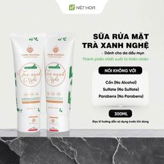 Sữa Rửa Mặt Trà Xanh Nghệ dành cho da Dầu mụn 50g