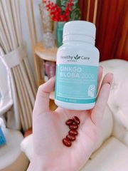 Viên uống bổ não Ginkgo Biloba Healthy Care 2000mg hàng mới