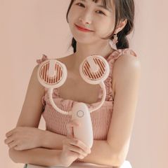 Quạt Tích Điện Đa Năng Quay 360 Độ F38 - Quạt Mini Pin Bền, Thiết Kế Dễ Dàng Sử Dụng, Thoải Mái Trong Mùa Hè