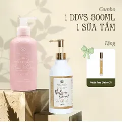 Combo Sữa Tắm Natura Sweet 300ml + Dung Dịch Vệ Sinh Phụ Nữ Rose Merry 300ml - Dưỡng Da Mềm Mịn, An Toàn Cho Mọi Loại Da