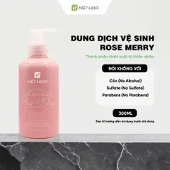 Combo Sữa Tắm Natura Sweet 300ml + Dung Dịch Vệ Sinh Phụ Nữ Rose Merry 300ml - Dưỡng Da Mềm Mịn, An Toàn Cho Mọi Loại Da