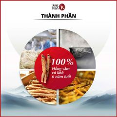 Hồng Sâm Củ Khô Cao Cấp Jung Kian 6 - 300g (11-20 Củ) - Thực Phẩm Chức Năng Tăng Cường Sinh Lực, Hỗ Trợ Miễn Dịch Hàn Quốc