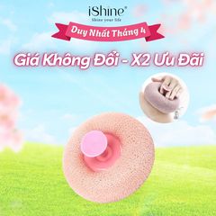 Bông Tắm Tạo Bọt iShine - Bông Tắm Massage Dịu Nhẹ, Tẩy Da Chết, Chăm Sóc Cơ Thể Hiệu Quả, Phù Hợp Mọi Loại Da