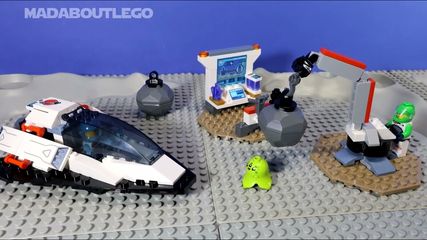 Đồ chơi lắp ghép LEGO chính hãng City Spaceship and Asteroid Discovery 60429 - 126 mảnh ghép