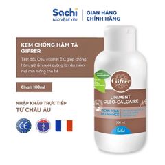 Kem thay tã Liniment Gifrer 100ml - Dưỡng ẩm, chống hăm cho da bé mềm mại, mịn màng - Sản phẩm từ Pháp