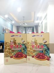 Táo Đỏ Hàn Quốc Sấy Khô Nguyên Quả Hộp 1kg - Quà Tặng Dinh Dưỡng Tuyệt Vời Cho Mẹ Bầu, Người Thiếu Máu, Và Người Suy Nhược