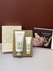 Bộ Sữa Rửa Mặt The History Of Whoo Brightening Foam Cleanser 180ml + Tặng 40ml - Giúp Làm Sạch Sâu và Làm Sáng Da Chống Lão Hóa