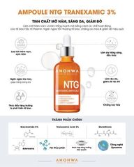 Serum Dưỡng Trắng Da Ahohwa Whitening Ampoule NTG 30ml - Giúp Mờ Thâm Nám, Cung Cấp Độ Ẩm và Làm Sáng Da Tối Màu