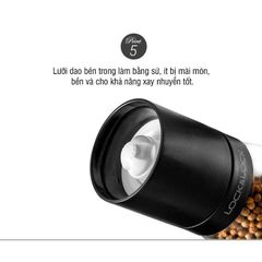Hũ Xay Tiêu Thủy Tinh Lock&Lock CKO116 - 170ml, Thiết Kế Sang Trọng, Chất Liệu Cao Cấp, Tiện Lợi Trong Bếp, Màu Ngẫu Nhiên