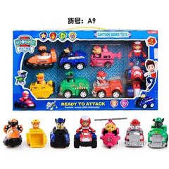 Đồ Chơi Đội Chó Cứu Hộ 777 A9 - Bộ 7 Nhân Vật và Xe Chạy Bằng Đà Phát Triển Sáng Tạo Cho Trẻ Em Từ 3 Tuổi trở lên