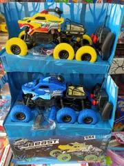 Đồ Chơi Điều Khiển Từ Xa Xe Ô Tô Địa Hình 6 Bánh WL-124B - Chạy Bằng Pin Sạc, Màu Sắc Ngẫu Nhiên, Phù Hợp Cho Trẻ Em