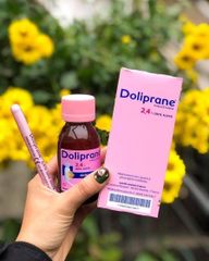 Siro hạ sốt Doliprane - Pháp 100ml cho bé từ 3-26kg hàng mới về