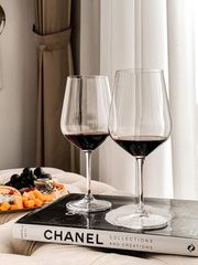 Bộ ly vang Bohemia Rebecca 540ml - Set 6 chiếc pha lê cao cấp, an toàn, chịu nhiệt trên 400 độ C, thích hợp cho bữa tiệc sang trọng