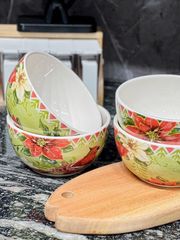 Set 4 Bát Phở Sứ Cao Cấp Magrace 15cm - Tô Thưởng Thức Đẳng Cấp, Sang Trọng, Đa Năng, Phù Hợp Cho Bữa Ăn Gia Đình và Tiệc Tùng