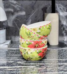 Set 4 Bát Phở Sứ Cao Cấp Magrace 15cm - Tô Thưởng Thức Đẳng Cấp, Sang Trọng, Đa Năng, Phù Hợp Cho Bữa Ăn Gia Đình và Tiệc Tùng