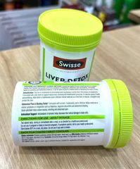 Viên Uống Bổ Gan Giải Độc Swisse Liver Detox 120 Viên - Hỗ Trợ Sức Khỏe Gan Tự Nhiên từ Cây Kế Sữa Úc