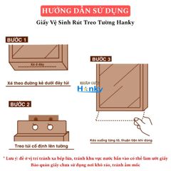 Giấy Vệ Sinh Treo Tường Hanky Khăn Giấy Rút Cao Cấp