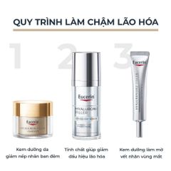 Kem Dưỡng Mắt Eucerin Hyaluron-Filler SPF15 - Giảm Nếp Nhăn, Chống Nắng, Dưỡng Ẩm, Lành Tính cho Da Nhạy Cảm
