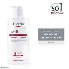 Sữa Rửa Mặt Eucerin Dành Cho Da Nhạy Cảm pH5 Facial Cleanser
