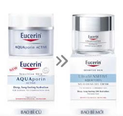 Kem Dưỡng Ẩm Eucerin Dịu Nhẹ Cho Da Thường, Hỗn Hợp 50ml