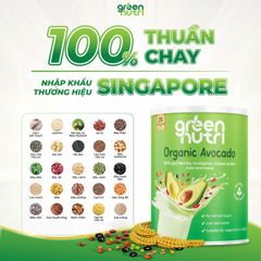 Sữa Hạt Ngũ Cốc Organic Avocado 750g - Thức Uống Dinh Dưỡng, Hỗ Trợ Khối Cơ, Không Đường, Thuần Chay, Chất lượng cao từ Malaysia