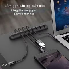 Combo 2 Giá Đỡ Kẹp Dây Sạc Điện Thoại UGREEN - 4 Khe Cắm Tiện Lợi, Giữ Gọn Gàng, Thích Hợp Cho Làm Việc và Sử Dụng Điện Thoại