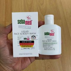 Sữa Rửa Mặt & Tắm Toàn Thân Sebamed Liquid Face & Body Wash 50ml - Chăm Sóc Da Nhạy Cảm - PH 5.5, Dưỡng Ẩm, Kiểm Nghiệm Da Liễu